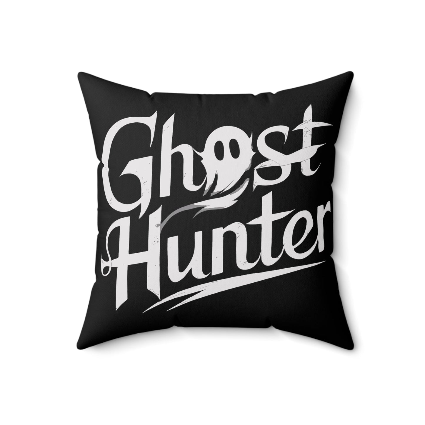 Home Decor - Ghost Hunter - Paranormal Investigator - Square Throw Pillow - Mysterious Design, 2-Sided, Adventure Decor, Eerie Style from Crypto Zoo Tees