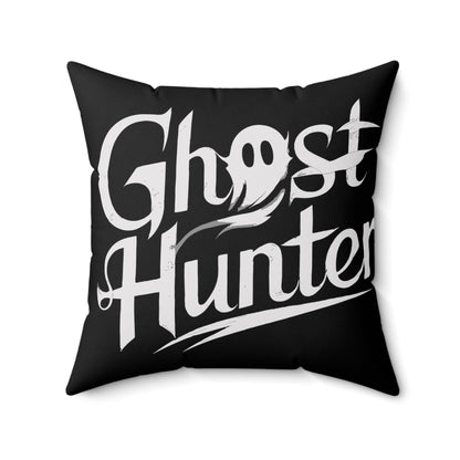 Home Decor - Ghost Hunter - Paranormal Investigator - Square Throw Pillow - Mysterious Design, 2-Sided, Adventure Decor, Eerie Style from Crypto Zoo Tees