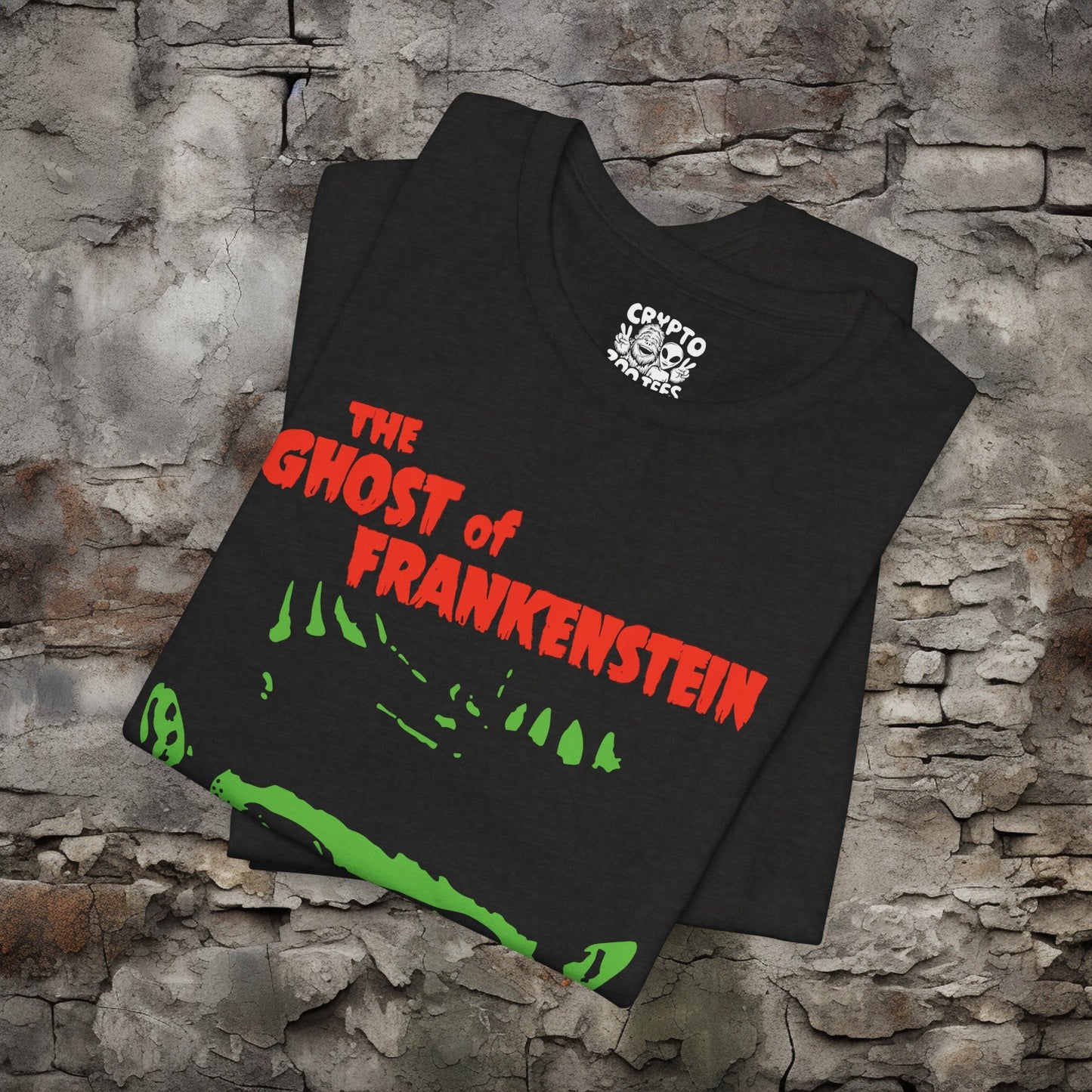 T - Shirt - Ghost of Frankenstein | Horror | Movies and TV | Bella + Canvas Unisex T - shirt from Crypto Zoo Tees