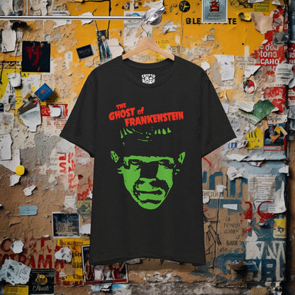 T - Shirt - Ghost of Frankenstein | Horror | Movies and TV | Bella + Canvas Unisex T - shirt from Crypto Zoo Tees