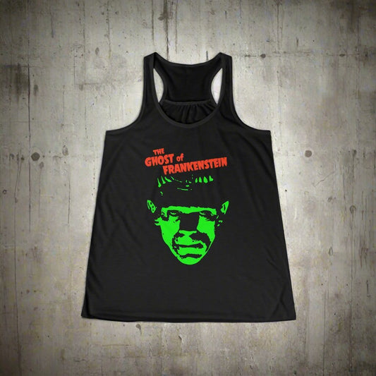 Tank Top - Ghost of Frankenstein | Ladies Racerback Tank Top from Crypto Zoo Tees