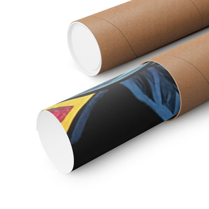 Poster - Godzilla Poster | Wall Art | Horror, Comics | Psychedelic from Crypto Zoo Tees