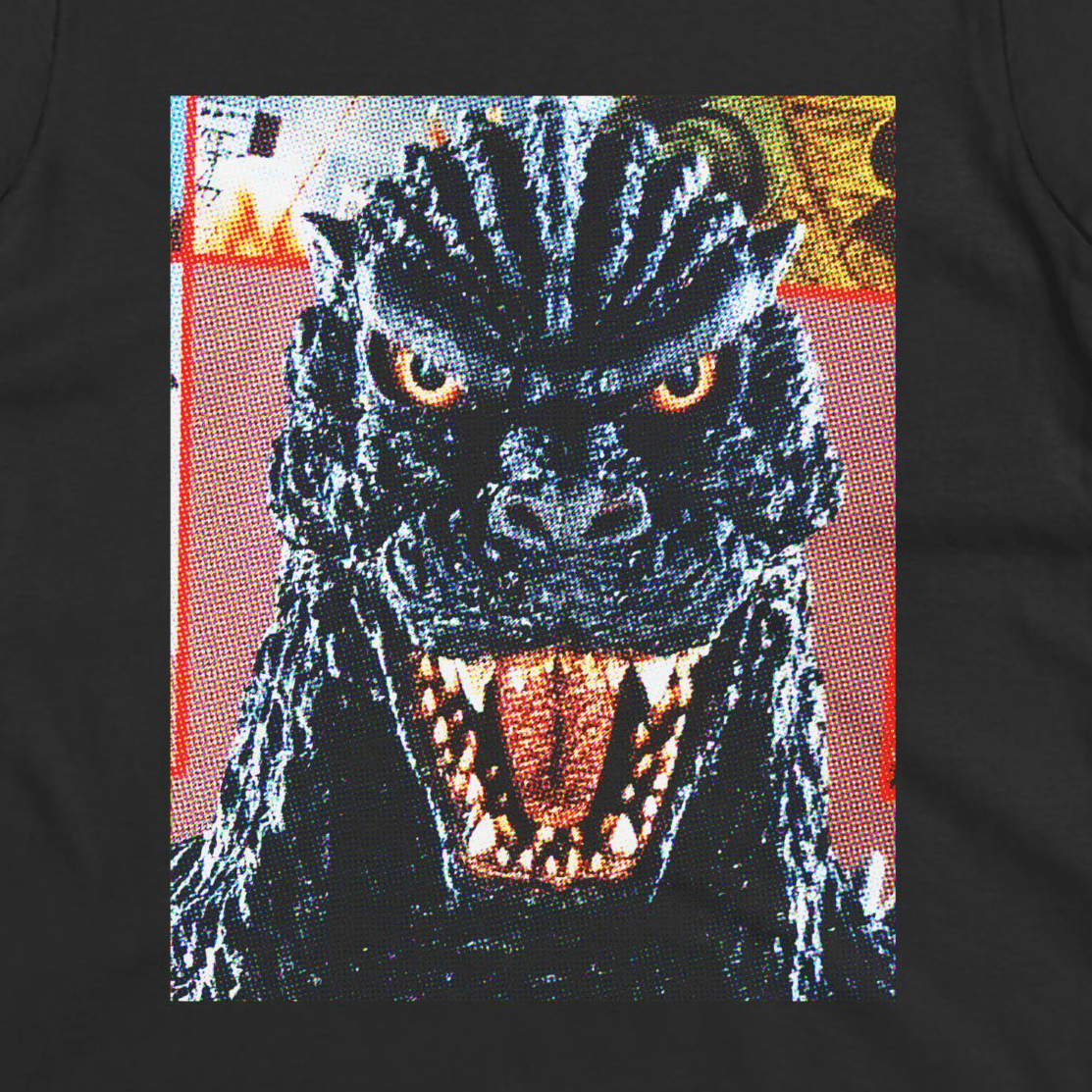 T-Shirt - Godzilla Shirt | Horror, Retro & Vintage | Unisex Shirt, Ladies Tee, Tank Top, Long Sleeve, Sweatshirt, Hoodie from Crypto Zoo Tees