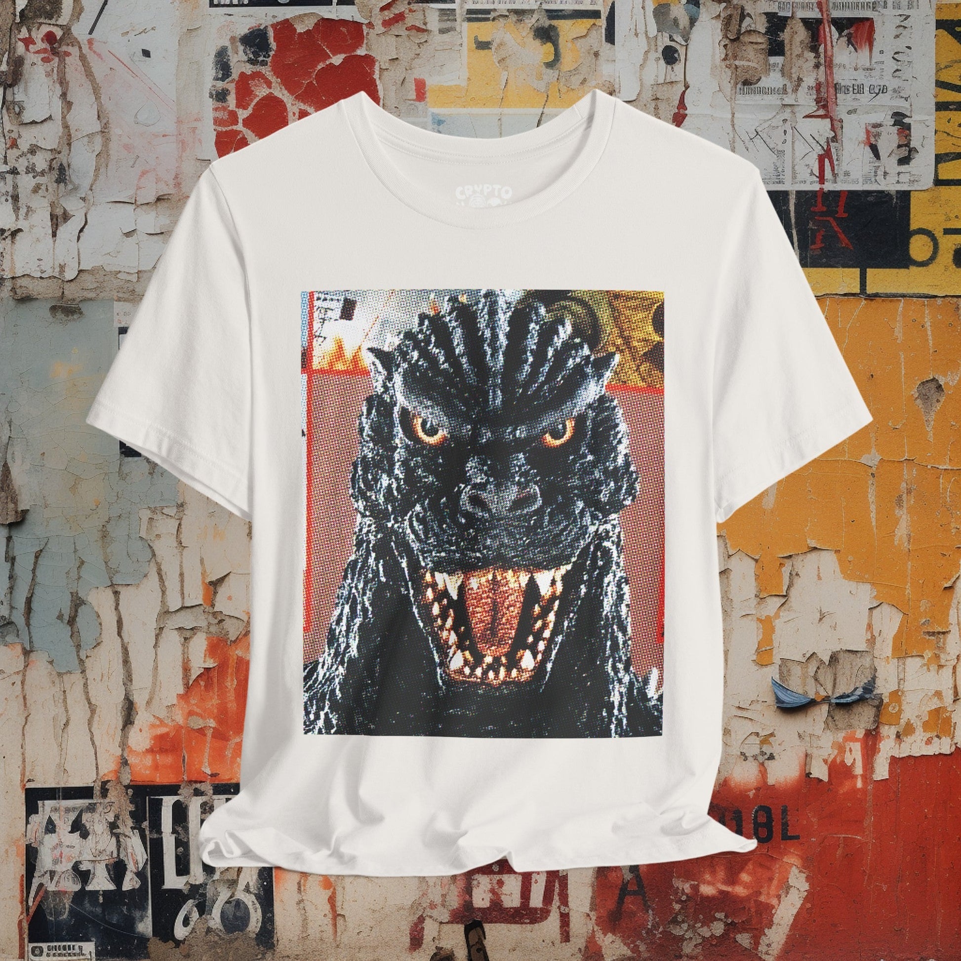 T-Shirt - Godzilla Shirt | Retro Vintage Monster Movie Tee | Bella + Canvas Unisex T-shirt from Crypto Zoo Tees