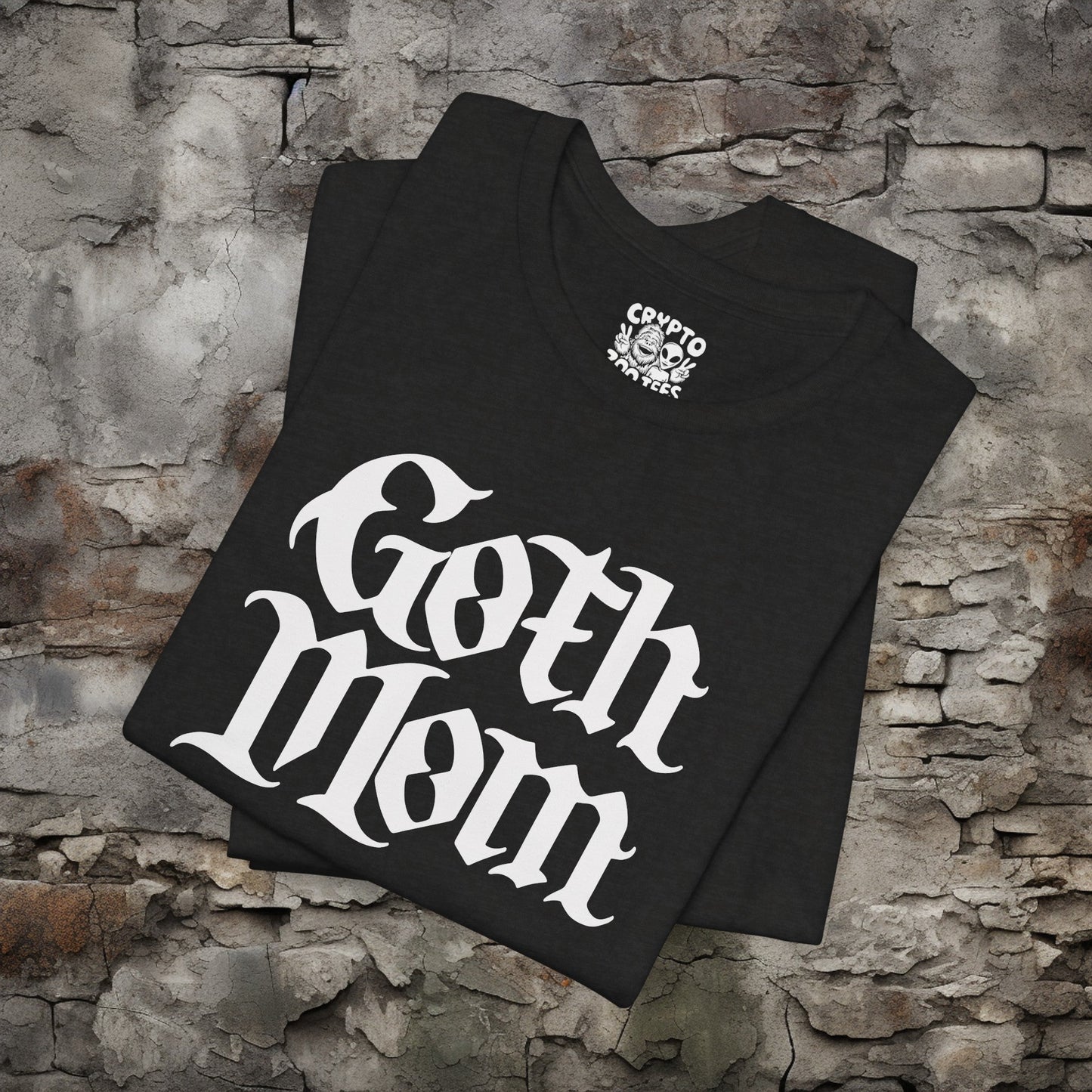 T-Shirt - Goth Mom | People | Tattoo Culture | Bella + Canvas Unisex T-shirt from Crypto Zoo Tees