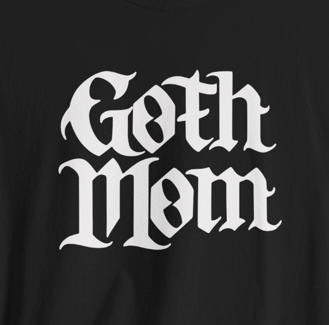 T-Shirt - Goth Mom | People | Tattoo Culture | Bella + Canvas Unisex T-shirt from Crypto Zoo Tees