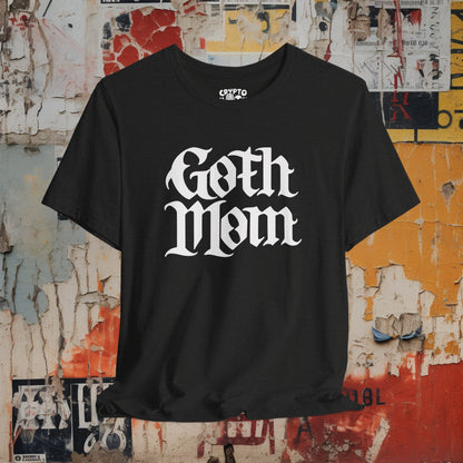 T-Shirt - Goth Mom | People | Tattoo Culture | Bella + Canvas Unisex T-shirt from Crypto Zoo Tees