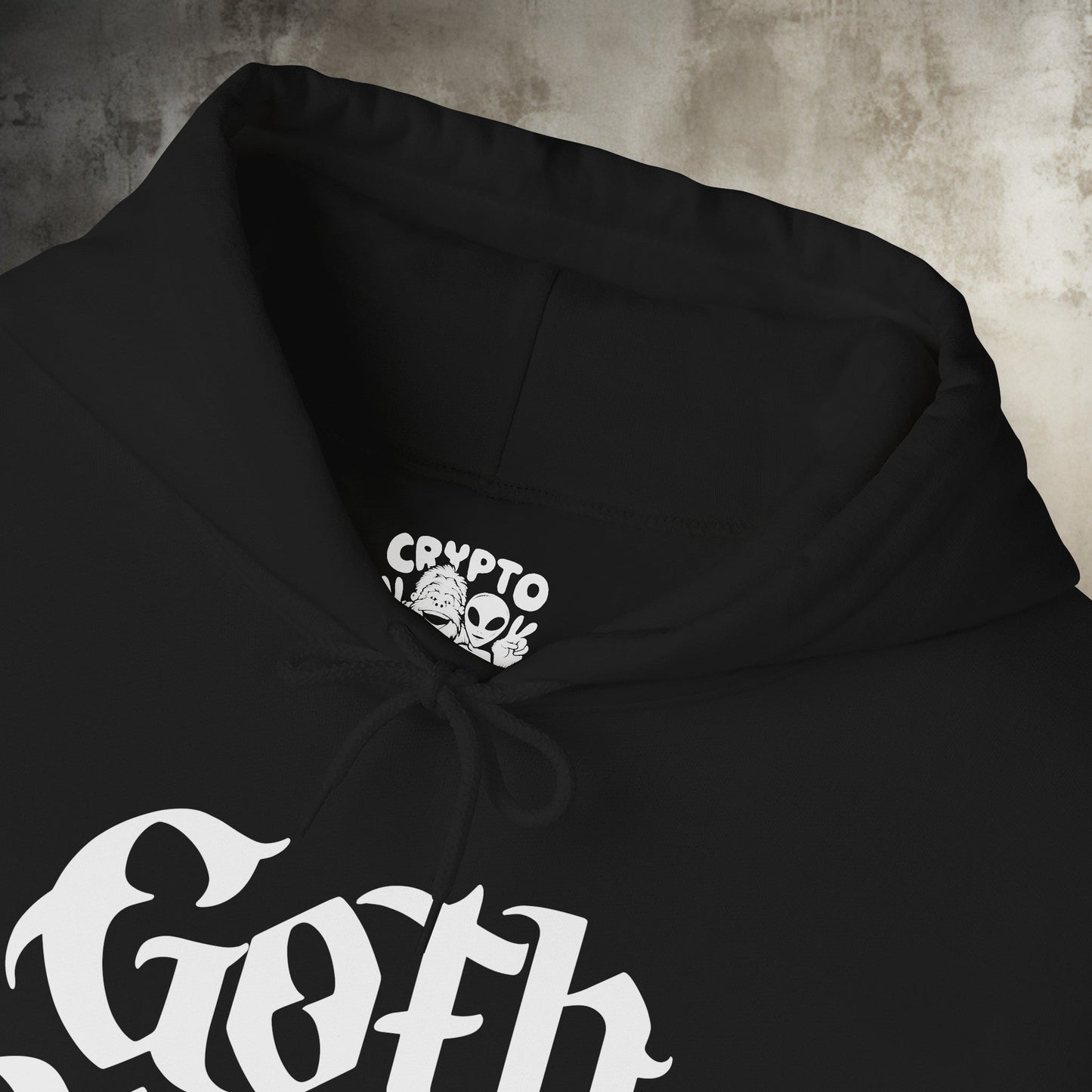 Hoodie - Goth Mom | People | Tattoo Culture | Hoodie | Hooded Sweatshirt from Crypto Zoo Tees