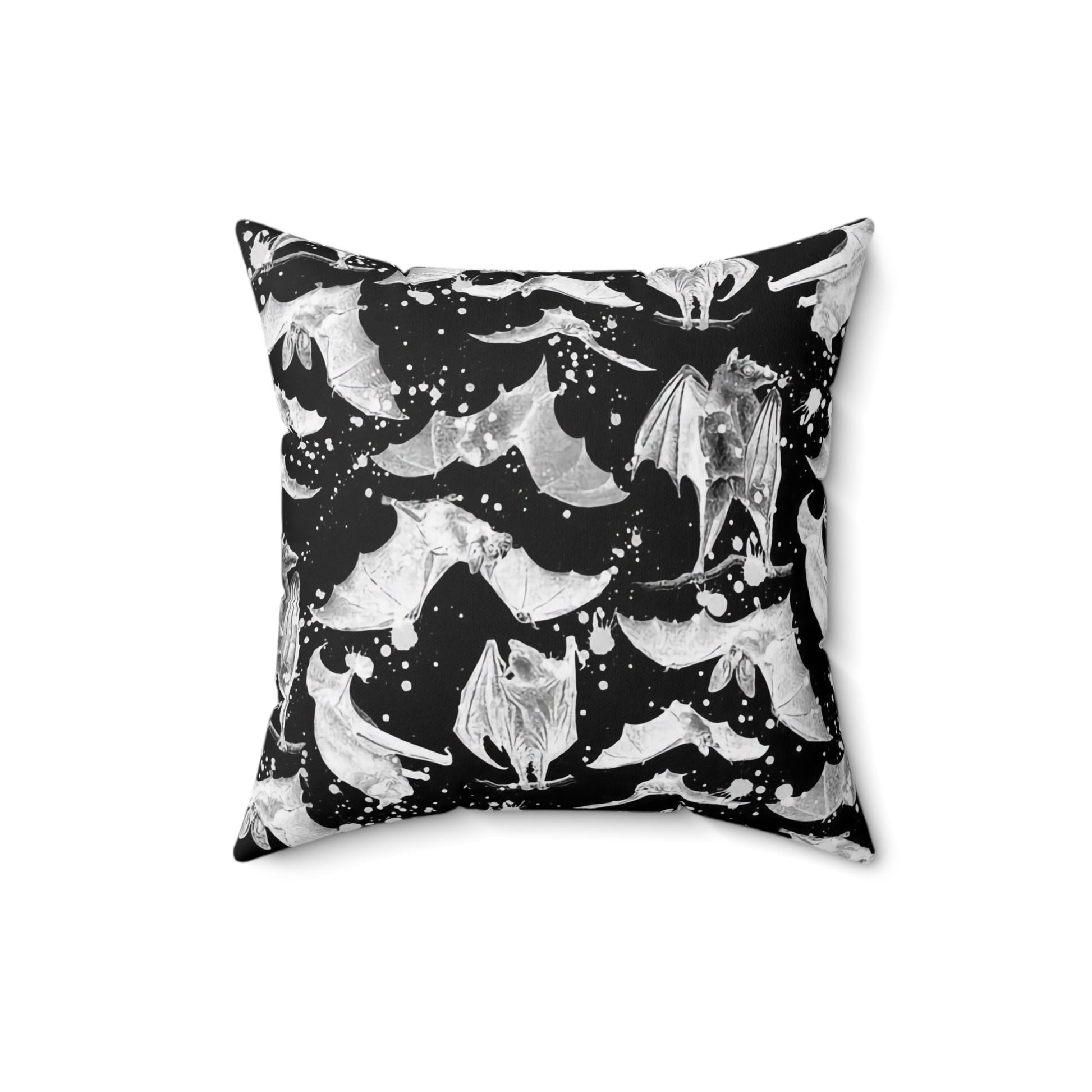 Home Decor - Gothic Bat Pillow | Decorative Throw Pillow | Halloween, Horror | Gothic from Crypto Zoo Tees