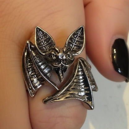  - Gothic Bat Ring | Bats, Halloween | Goth/Gothic | Jewelry from Crypto Zoo Tees