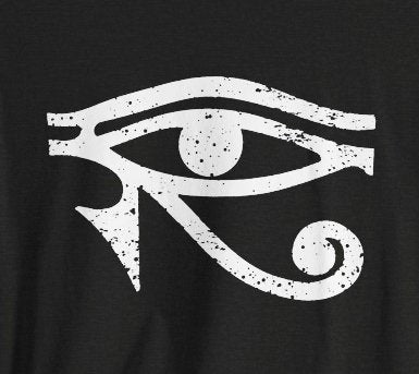 T-Shirt - Gothic Egyptian Eye of Ra T-shirt | Bella + Canvas Unisex T-shirt from Crypto Zoo Tees