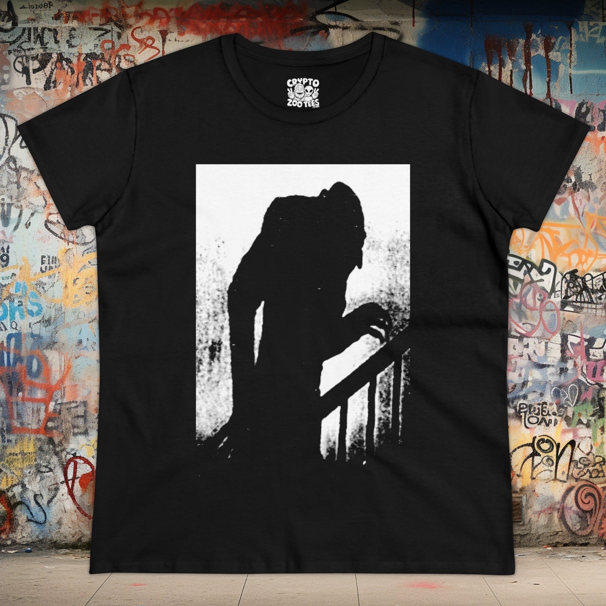 T - Shirt - Gothic Nosferatu Vampire | Women's T - Shirt | Cotton Tee from Crypto Zoo Tees