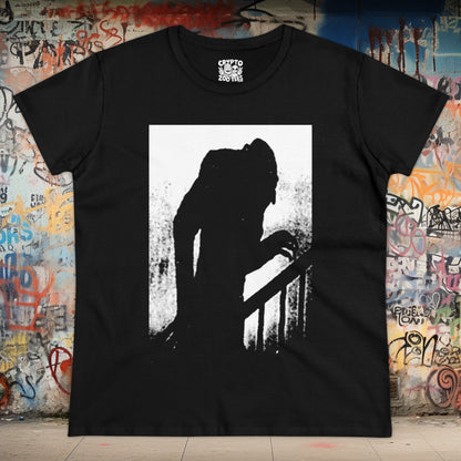 T - Shirt - Gothic Nosferatu Vampire | Women's T - Shirt | Cotton Tee from Crypto Zoo Tees