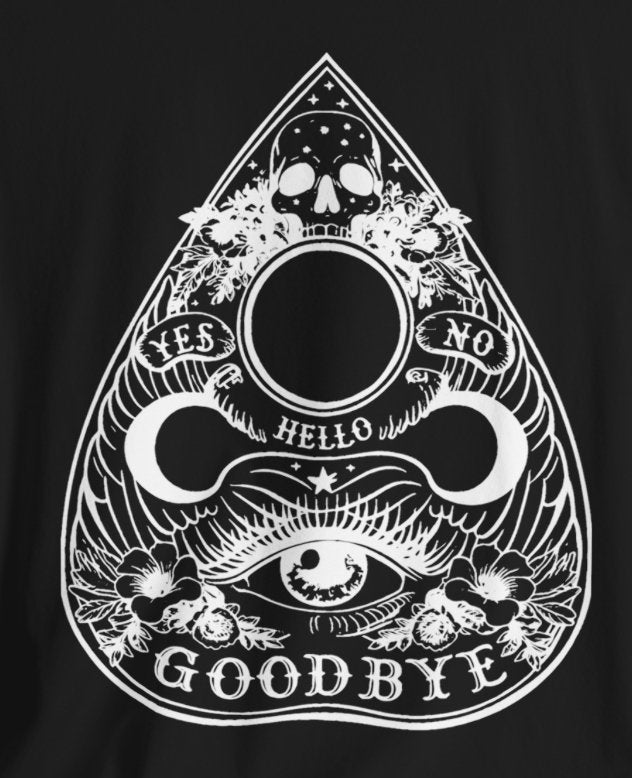 T-Shirt - Gothic Ouija Planchet | Horror | Paranormal | Bella + Canvas Unisex T-shirt from Crypto Zoo Tees