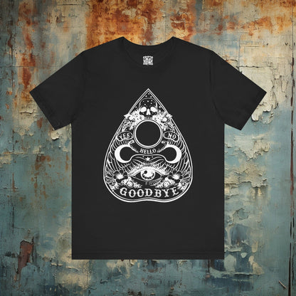 T-Shirt - Gothic Ouija Planchet | Horror | Paranormal | Bella + Canvas Unisex T-shirt from Crypto Zoo Tees