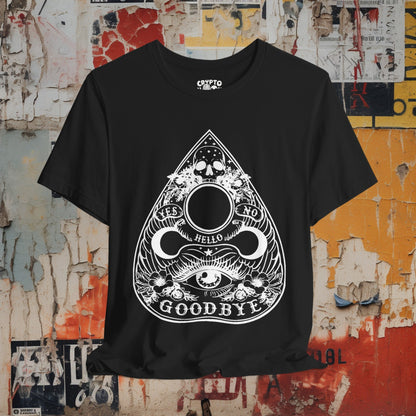 T-Shirt - Gothic Ouija Planchet | Horror | Paranormal | Bella + Canvas Unisex T-shirt from Crypto Zoo Tees