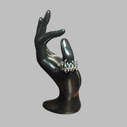  - Goth/Punk Fanged Teeth Ring | Ring | Skulls & Skeletons | Punk, Goth/Gothic from Crypto Zoo Tees