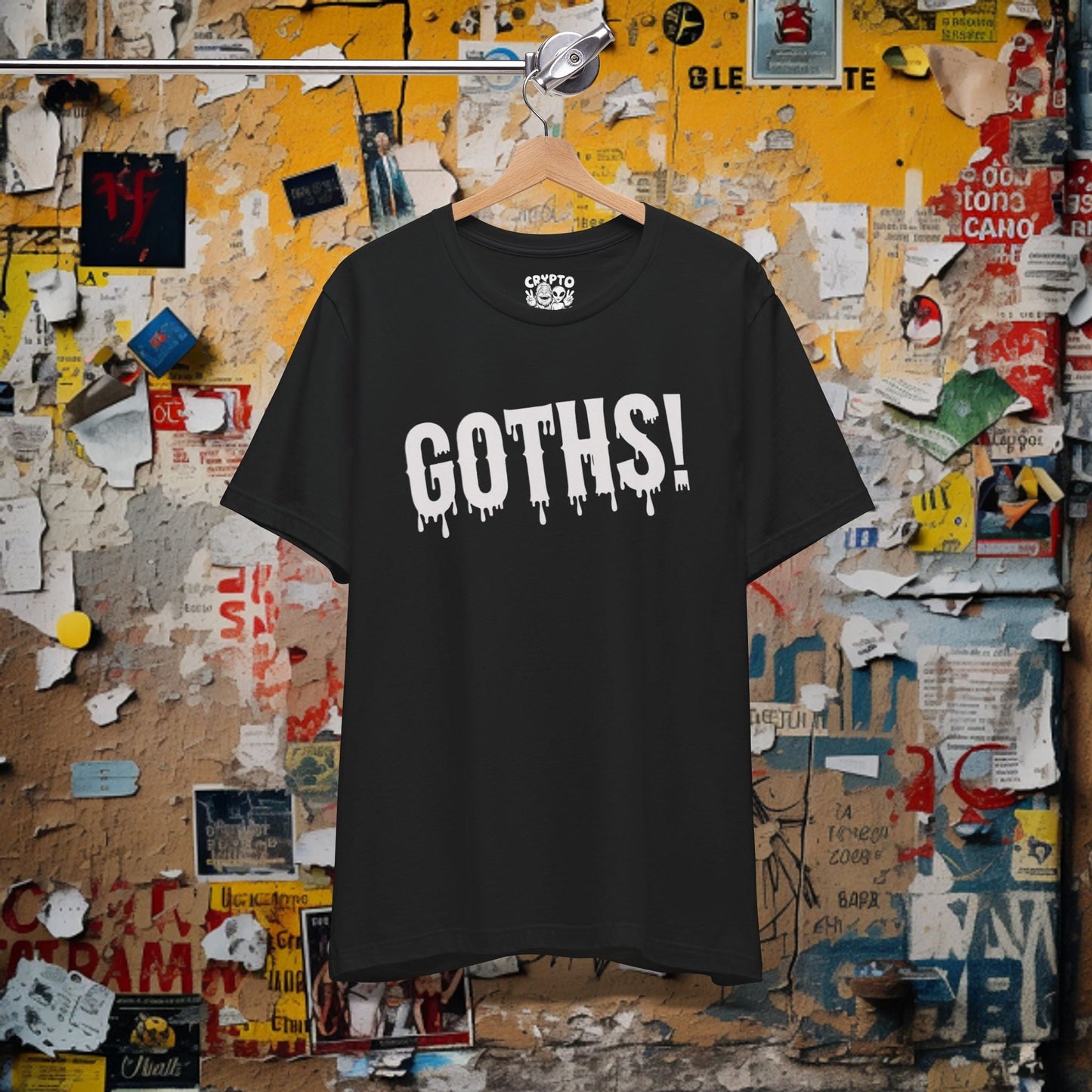 T-Shirt - Goths! | Goth Fashion | Bella + Canvas Unisex T-shirt from Crypto Zoo Tees