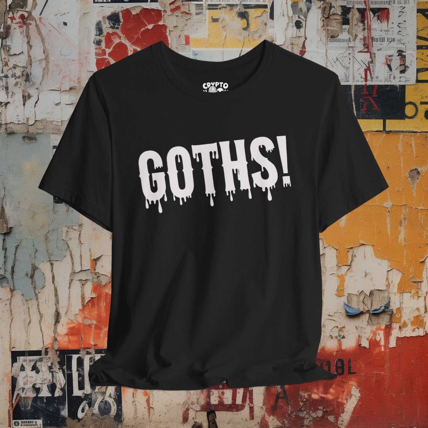 T-Shirt - Goths! | Goth Fashion | Bella + Canvas Unisex T-shirt from Crypto Zoo Tees