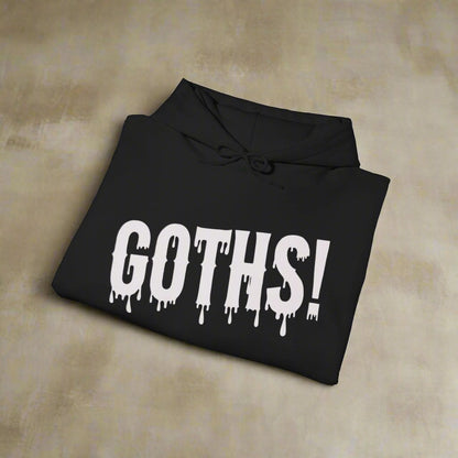 Hoodie - Goths! | Hoodie | Hooded Sweatshirt from Crypto Zoo Tees