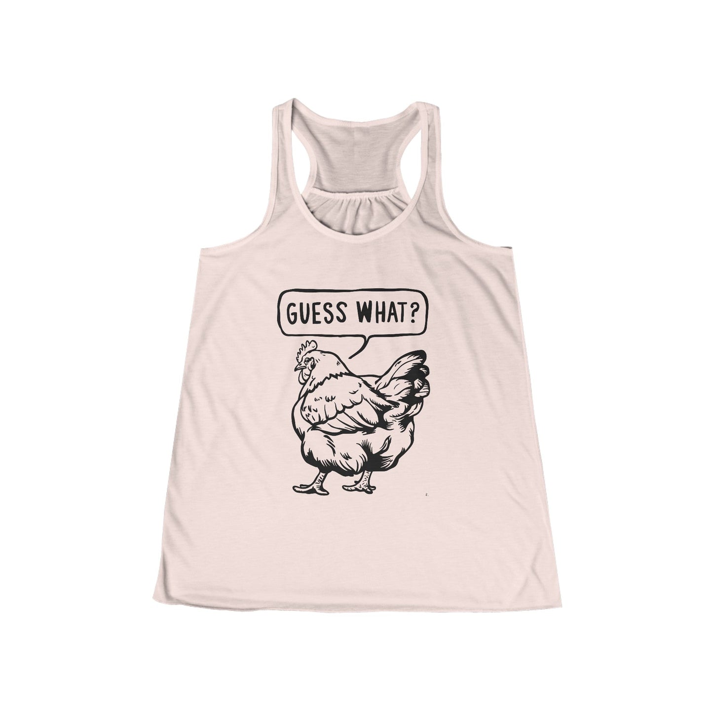 Tank Top - Guess What Chicken Butt | Ladies Racerback Tank Top from Crypto Zoo Tees