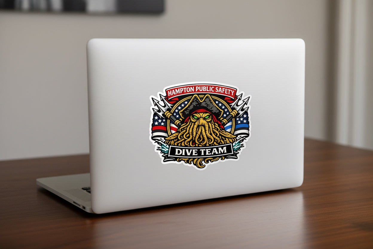 Paper products - Hampton Dive Team Decal from Crypto Zoo Tees
