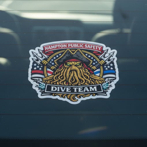 Paper products - Hampton Dive Team Decal from Crypto Zoo Tees