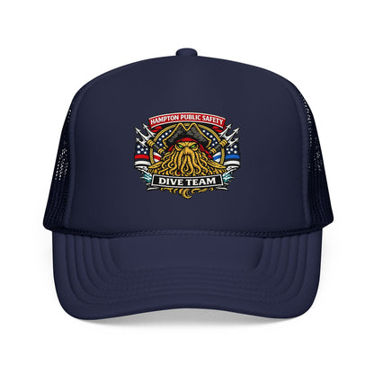 Hats - Hampton Dive Team - Printed Trucker Hat from Crypto Zoo Tees