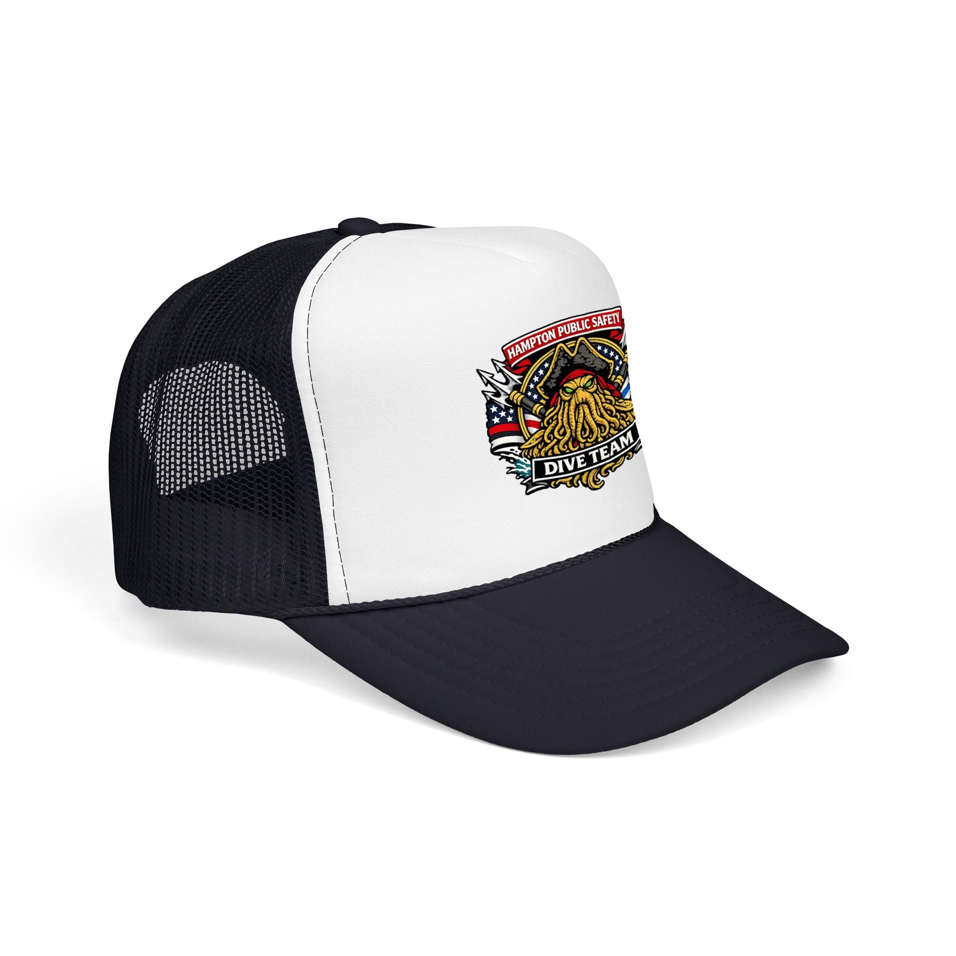 Hats - Hampton Dive Team - Printed Trucker Hat from Crypto Zoo Tees