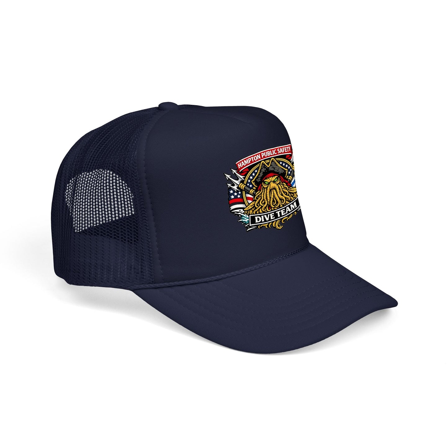 Hats - Hampton Dive Team - Printed Trucker Hat from Crypto Zoo Tees