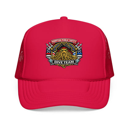 Hats - Hampton Dive Team - Printed Trucker Hat from Crypto Zoo Tees