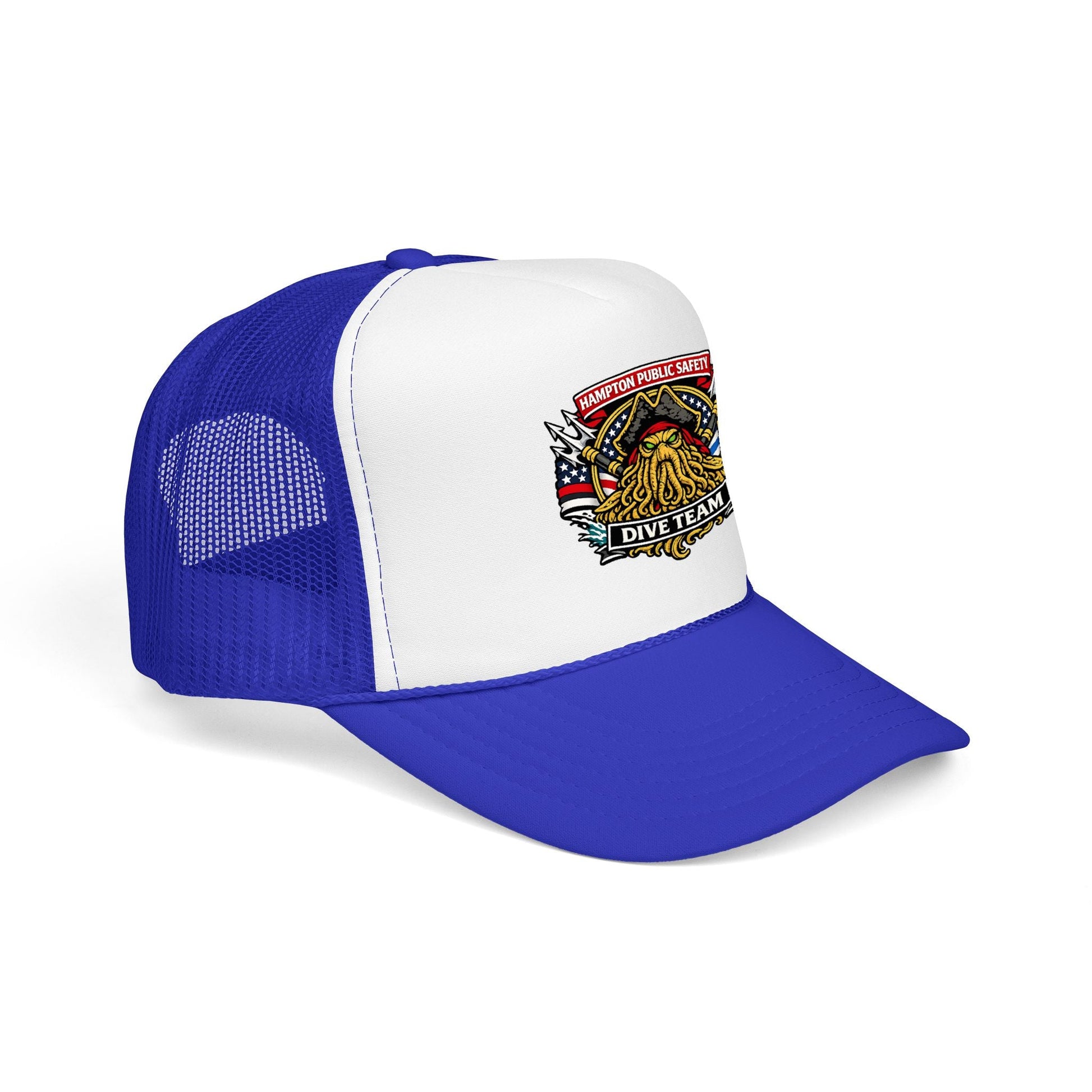 Hats - Hampton Dive Team - Printed Trucker Hat from Crypto Zoo Tees