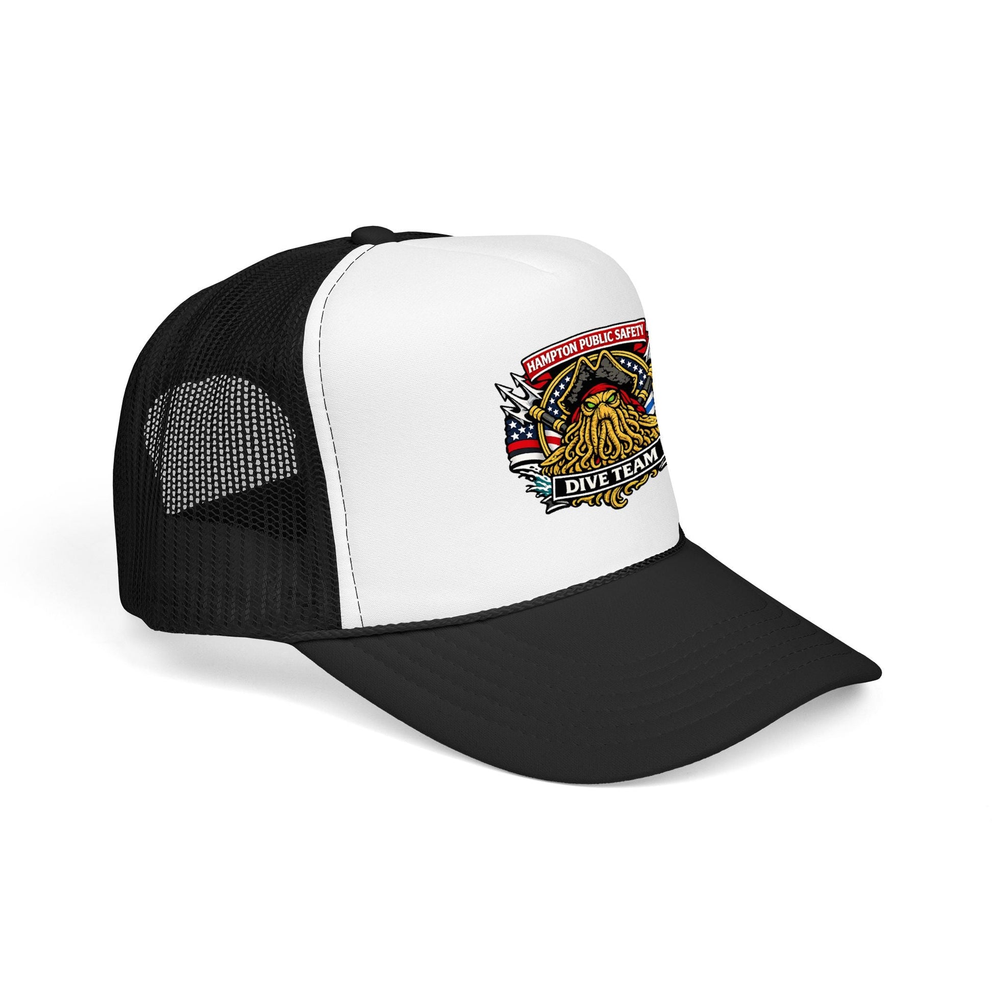 Hats - Hampton Dive Team - Printed Trucker Hat from Crypto Zoo Tees