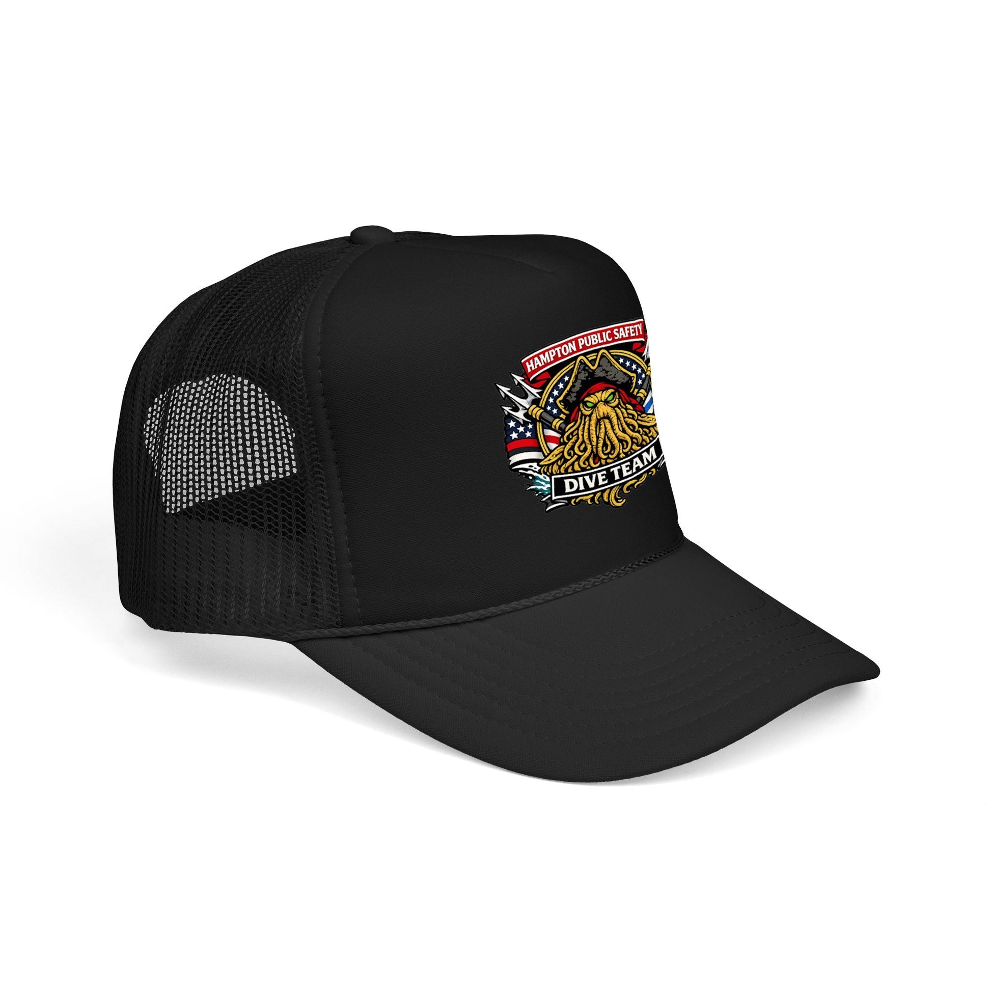 Hats - Hampton Dive Team - Printed Trucker Hat from Crypto Zoo Tees