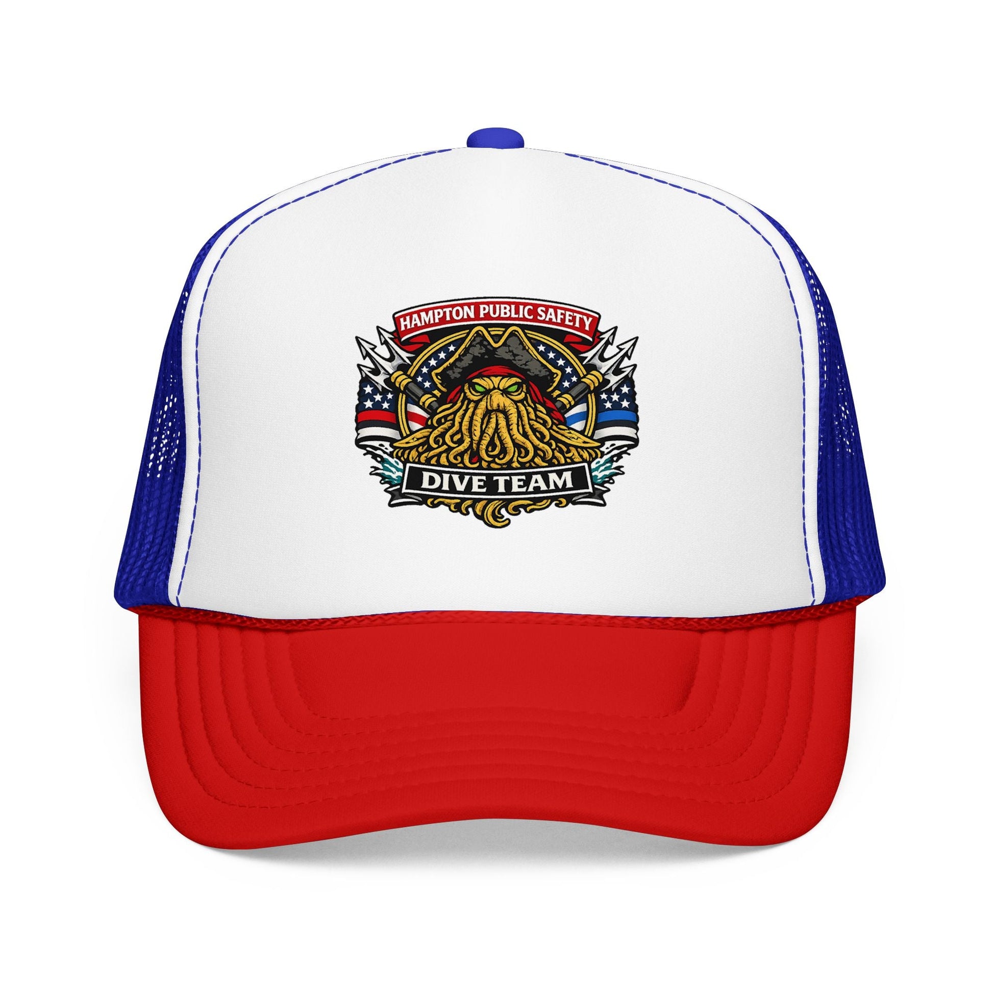 Hats - Hampton Dive Team - Printed Trucker Hat from Crypto Zoo Tees