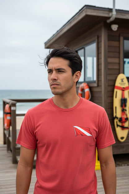 T-Shirt - Hampton Public Saftey Dive Team Flag Shirt - Squid Pirate Tee - Gildan - Hampton Dive Team from Crypto Zoo Tees