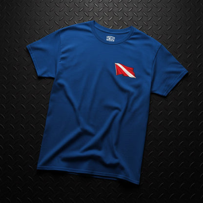 T-Shirt - Hampton Public Saftey Dive Team Flag Shirt - Squid Pirate Tee - Gildan - Hampton Dive Team from Crypto Zoo Tees