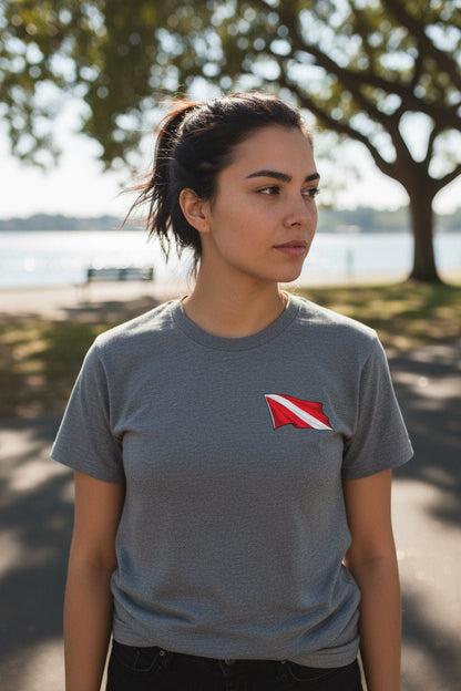 T-Shirt - Hampton Public Saftey Dive Team Flag Shirt - Squid Pirate Tee - Gildan - Hampton Dive Team from Crypto Zoo Tees