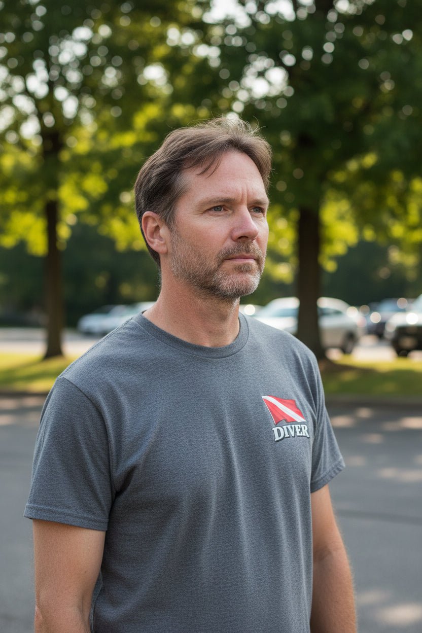 T-Shirt - Hampton Public Saftey Dive Team - Squid Pirate Tee - Gildan - Hampton Dive Team from Crypto Zoo Tees