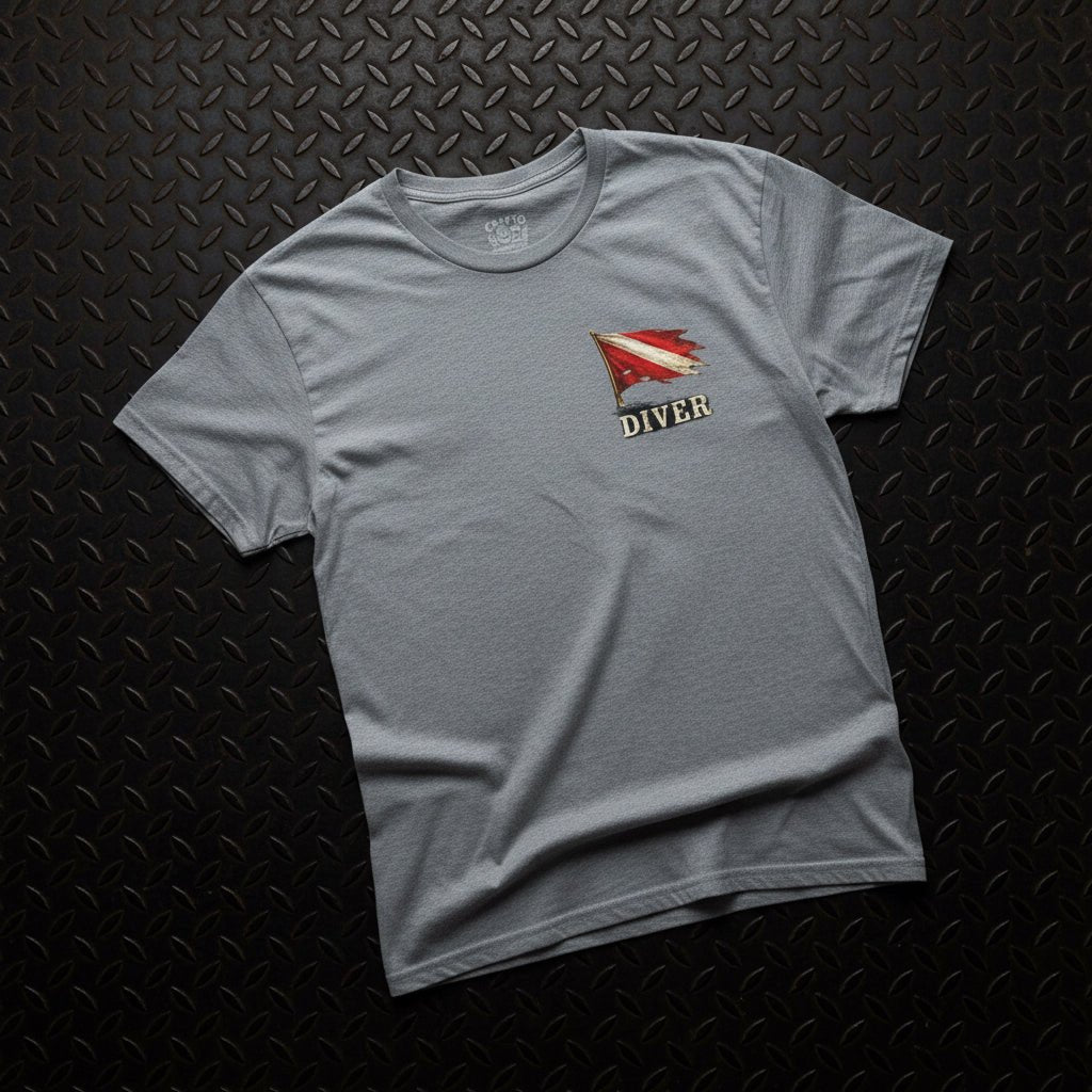 T-Shirt - Hampton Public Saftey Dive Team - Squid Pirate Tee - Gildan - Hampton Dive Team from Crypto Zoo Tees