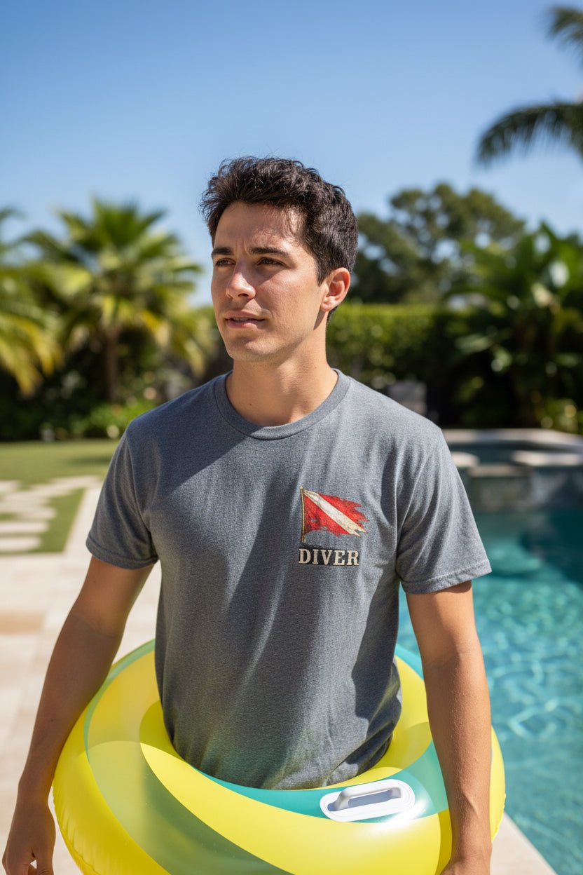 T-Shirt - Hampton Public Saftey Dive Team - Squid Pirate Tee - Gildan - Hampton Dive Team from Crypto Zoo Tees