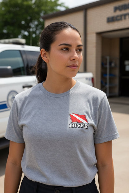 T-Shirt - Hampton Public Saftey Dive Team - Squid Pirate Tee - Gildan - Hampton Dive Team from Crypto Zoo Tees