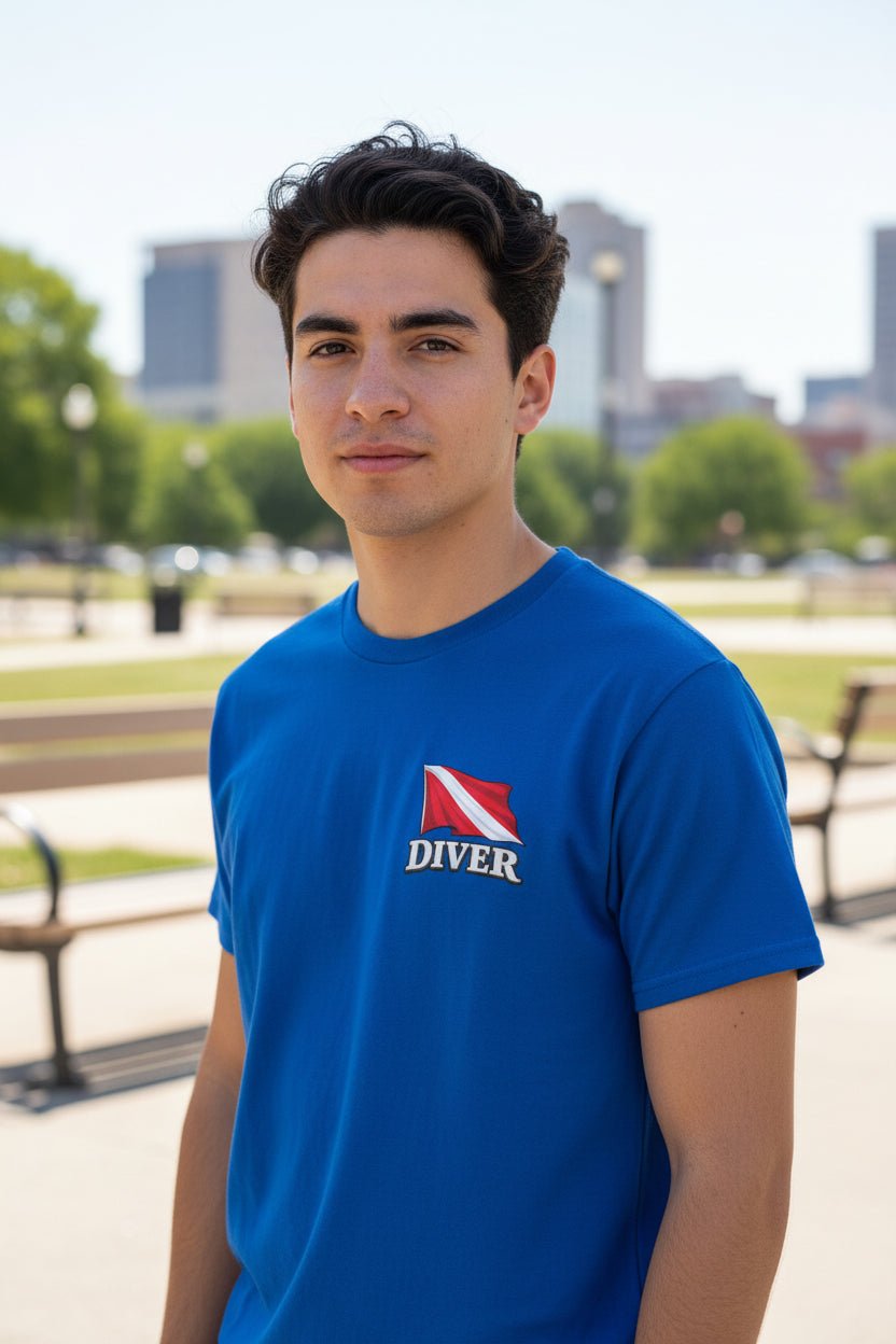 T-Shirt - Hampton Public Saftey Dive Team - Squid Pirate Tee - Gildan - Hampton Dive Team from Crypto Zoo Tees