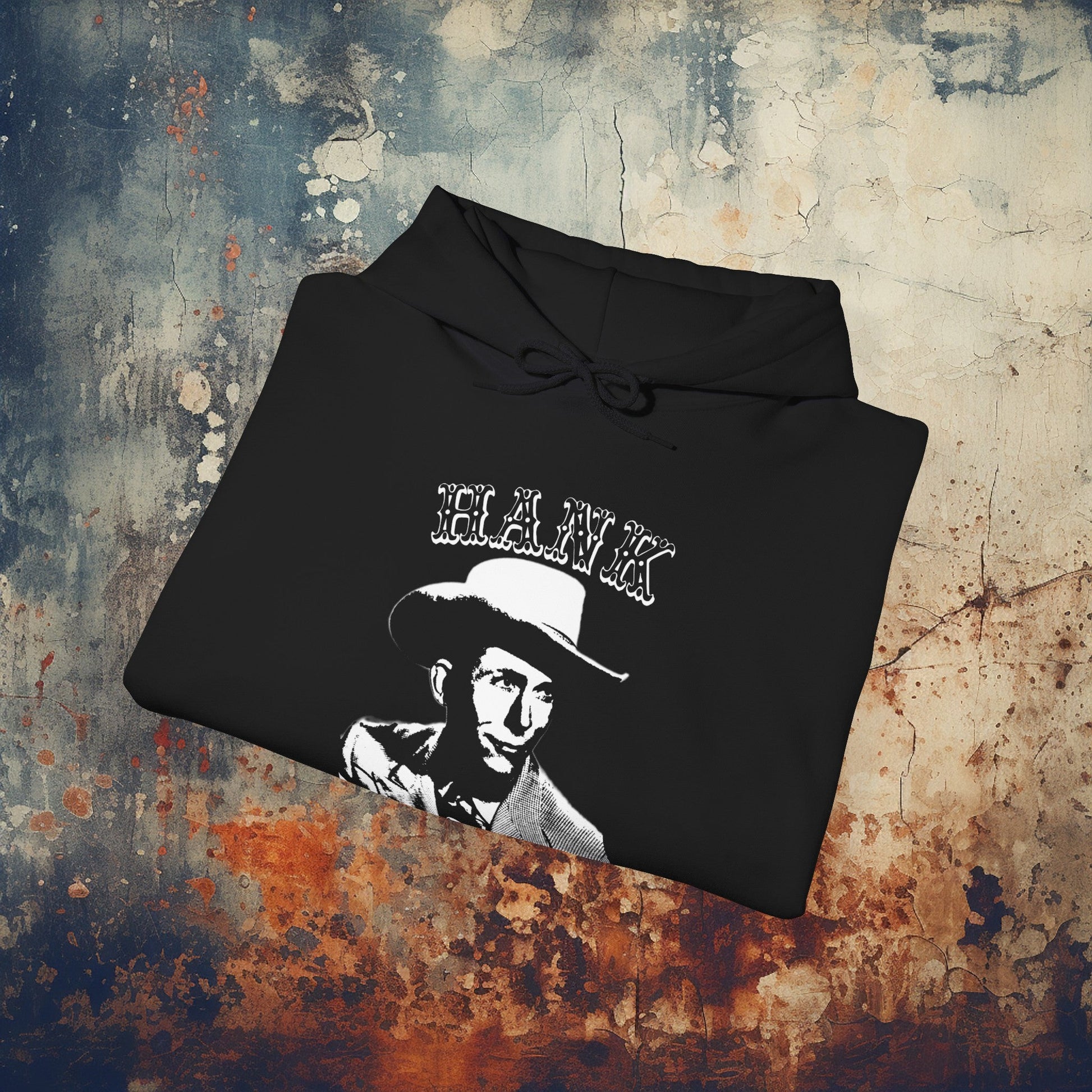 Hoodie - Hank Williams | Hoodie | Hooded Sweatshirt from Crypto Zoo Tees