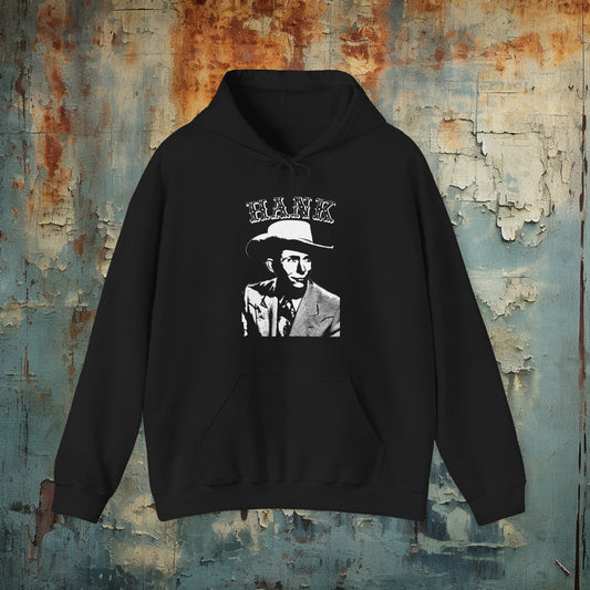 Hoodie - Hank Williams | Hoodie | Hooded Sweatshirt from Crypto Zoo Tees