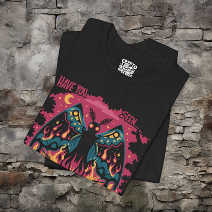 T-Shirt - Have You Seen The Mothman? | Cryptid Mystery | Bella + Canvas Unisex T-shirt from Crypto Zoo Tees