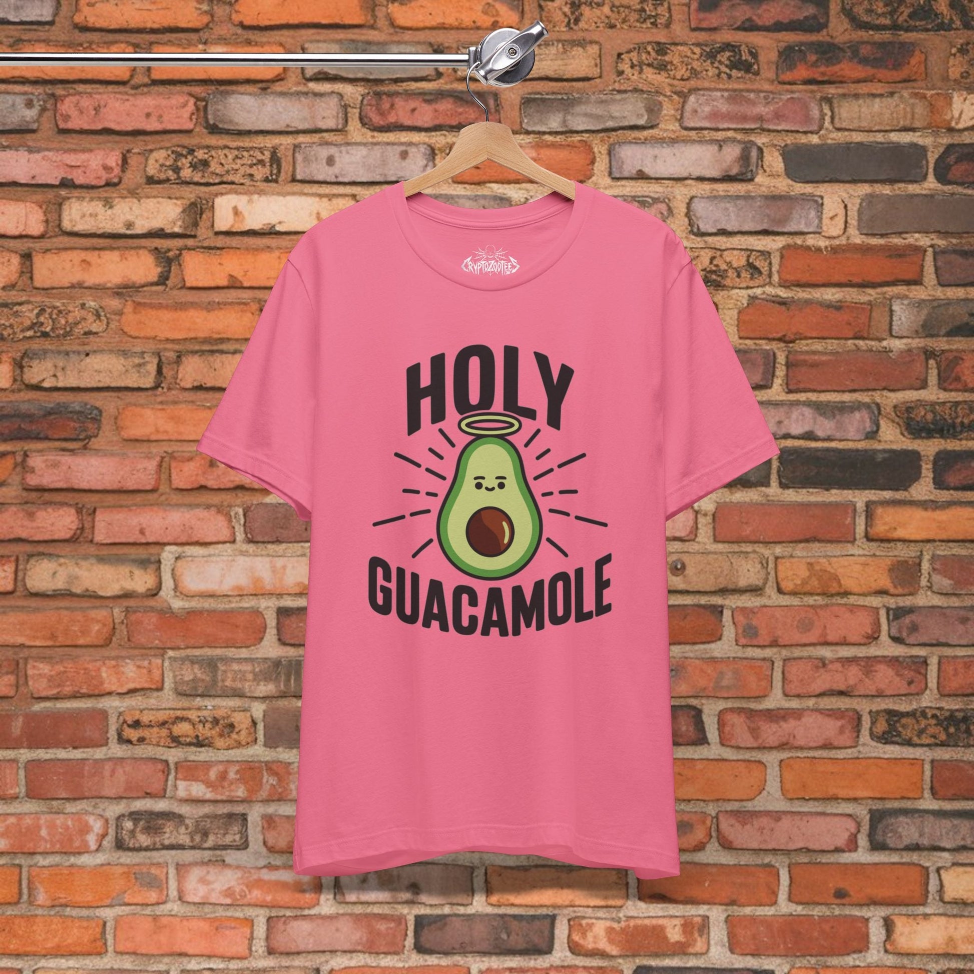 T-Shirt - Holy Guacamole T-Shirt | Unisex T-shirt | Funny, Food & Drink | Avocado from Crypto Zoo Tees