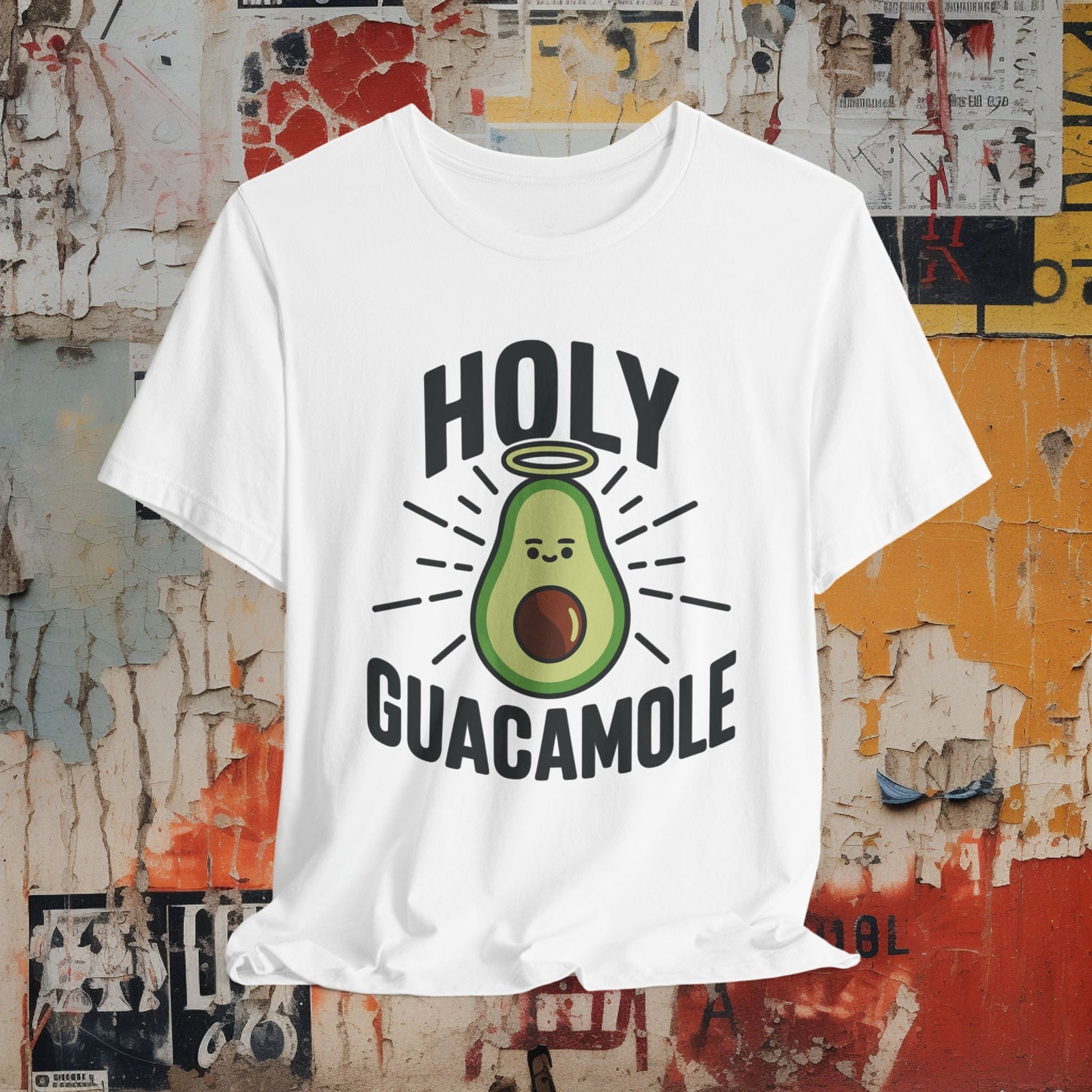 T-Shirt - Holy Guacamole T-Shirt | Unisex T-shirt | Funny, Food & Drink | Avocado from Crypto Zoo Tees