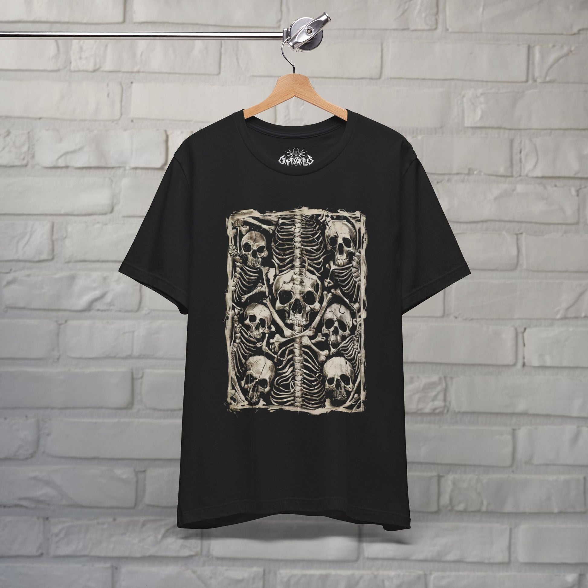 T-Shirt - Horror Skeleton T-Shirt | Unisex T-Shirt | Skulls & Skeletons, Horror | Gothic, Metal from Crypto Zoo Tees