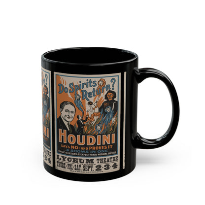 Mug - Houdini - Do Spirits Return - Show | 11oz Coffee Mug | Cup from Crypto Zoo Tees